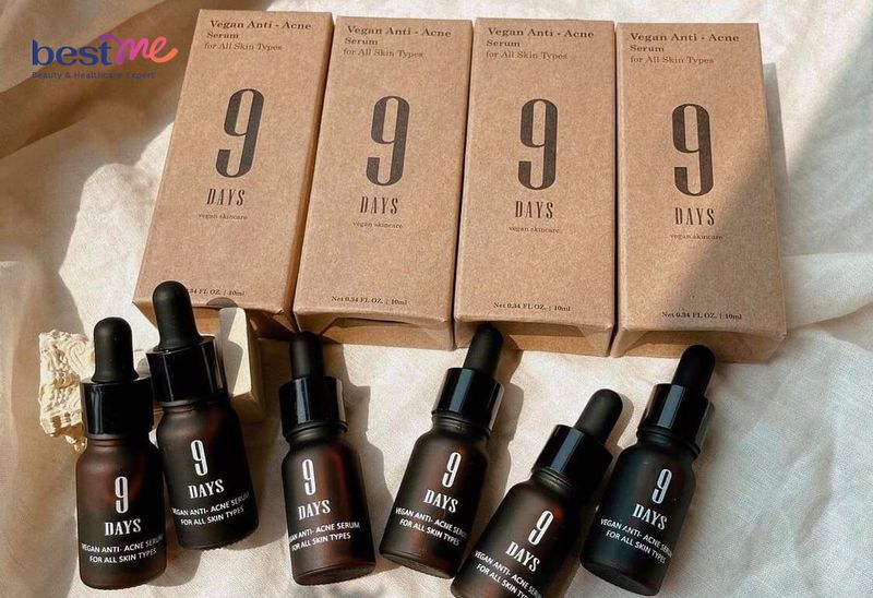 Thiết kế đơn giản của serum 9 days