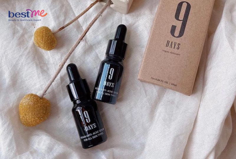 Serum 9 days giúp làn da mềm mại, mịn màng và rạng rỡ hơn