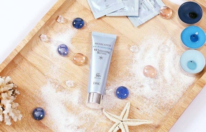 Serum chống nắng, dưỡng trắng DHC UV Protection Whitening Serum