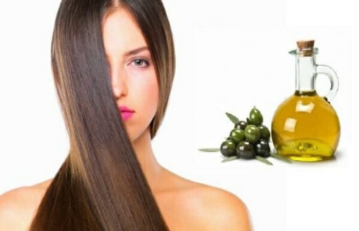 Serum chiết xuất dầu oliu hoặc các chất béo không tan giúp mái tóc khỏe mạnh, bóng mượt