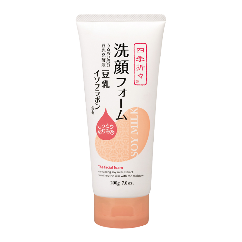 Sữa Rửa Mặt Chiết Xuất Đậu Nành, Làm Dịu Da Shikioriori Soy Milk Facial Foam (200g)