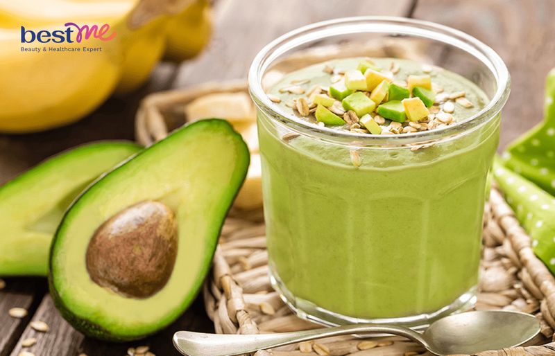 Công thức smoothie bơ tươi và rau bina