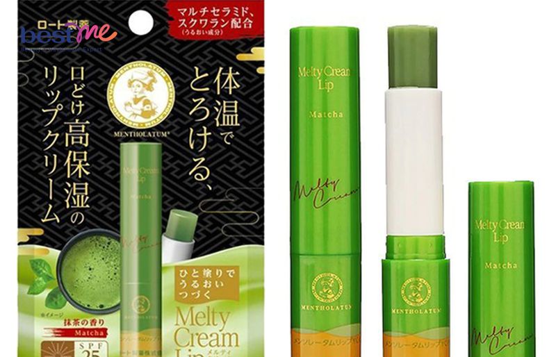 Review son dưỡng môi chống nắng ROHTO Melty Cream Lip SPF25
