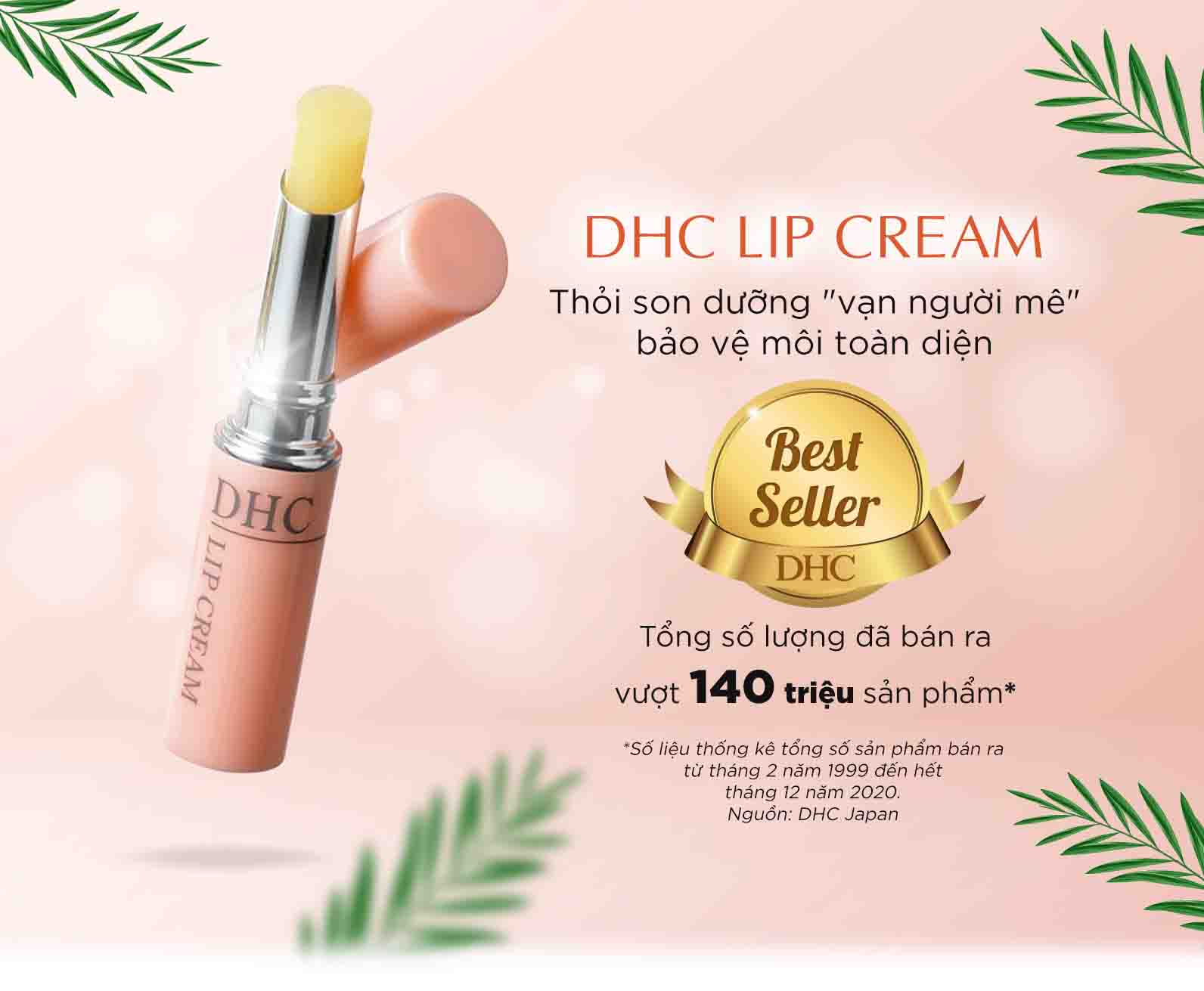 Son dưỡng môi DHC Lip Cream không màu