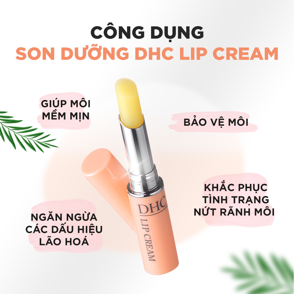 Công dụng của son dưỡng môi DHC không màu