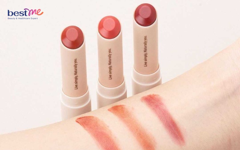 Son dưỡng màu trị thâm môi Innisfree Simple Label Lip Color Balm