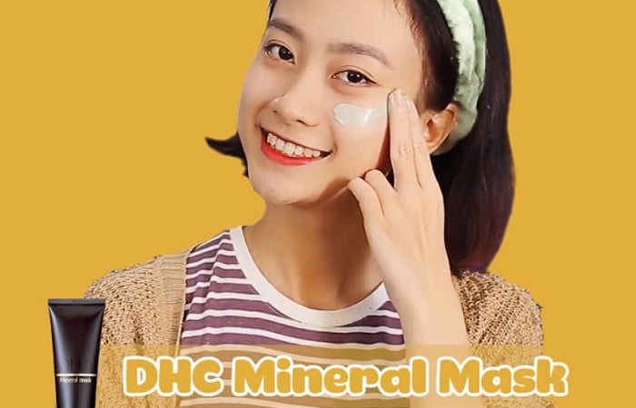 Sử dụng DHC Mineral Mask đúng cách
