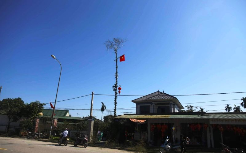 Sự tích cây nêu ngày Tết và cách dựng, trang trí đẹp nhất - 7
