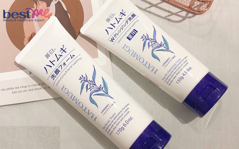 Sữa rửa mặt dưỡng ẩm Reihaku Hatomugi Facial Foam