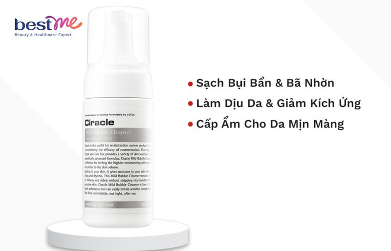 Sữa rửa mặt Ciracle Mild Bubble Cleanser