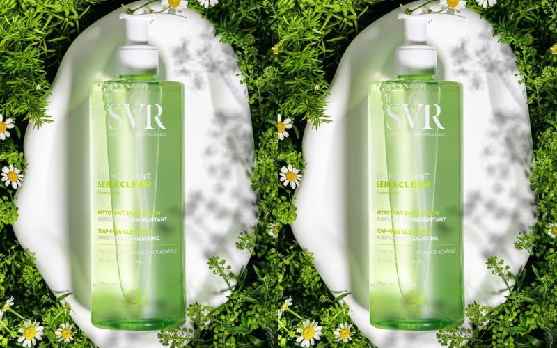 SVR Sebiaclear Gel Moussant với khả năng làm sạch và hỗ trợ điều tiết lượng dầu hiệu quả