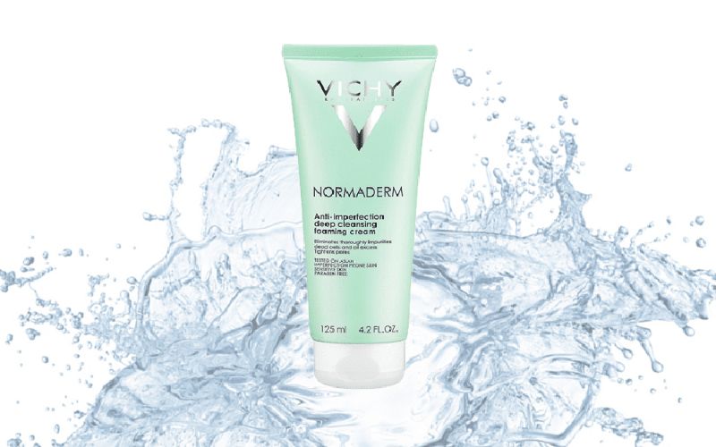 Vichy Normaderm Anti-imperfection Deep Cleansing Foaming Cream giúp chăm sóc làn da dầu vượt trội