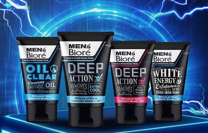Sữa rửa mặt cho nam Biore Men Double Scrub Facial Foam