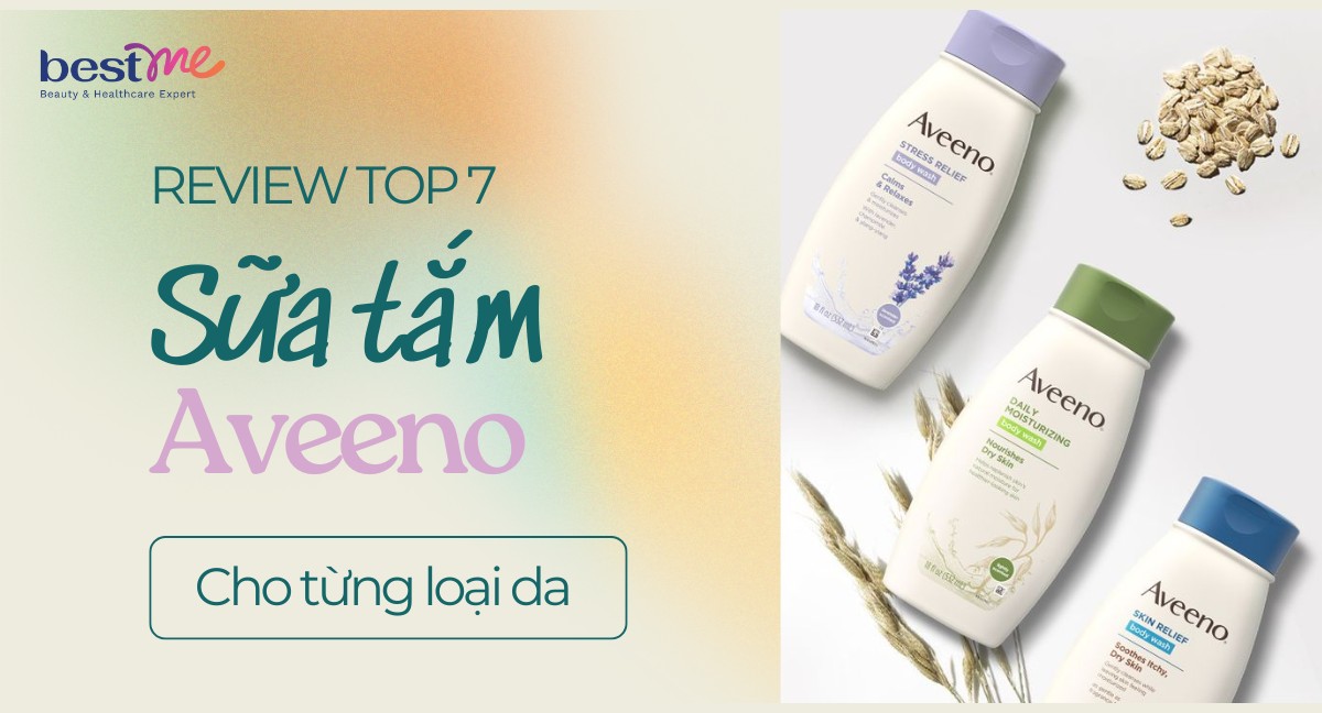 Review top 7 sữa tắm Aveeno Body Wash dành cho từng loại da