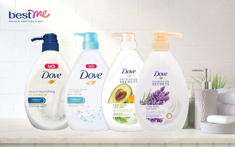 Sữa tắm dưỡng ẩm Dove 