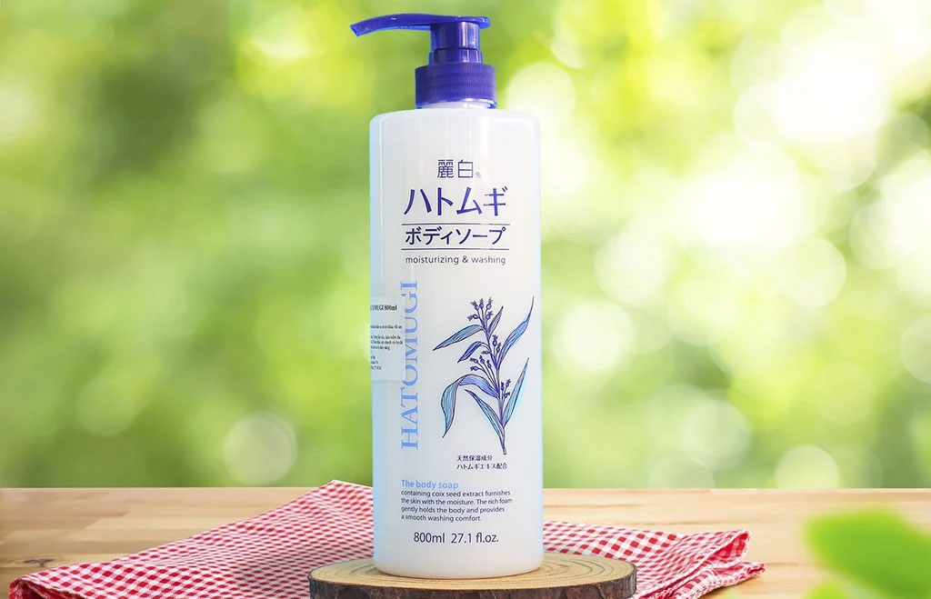 Sữa tắm dưỡng ẩm Reihaku Hatomugi Body Soap