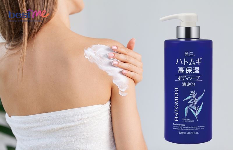 Nuôi dưỡng làn da trắng mịn cùng sữa tắm Hatomugi dưỡng ẩm sâu