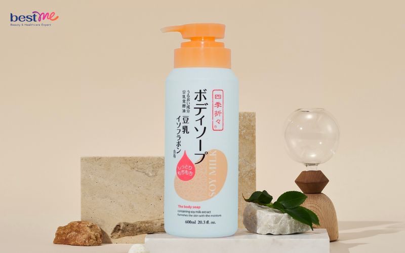 Sữa tắm trắng da của Nhật Shikioriori Soy Milk Body Soap