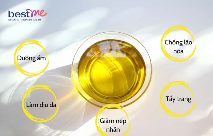 Công dụng của dầu olive nguyên chất trong làm đẹp