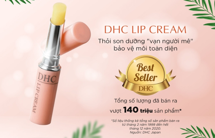 DHC Lip Cream là thỏi son dưỡng vạn người mê giúp bảo vệ môi toàn diện
