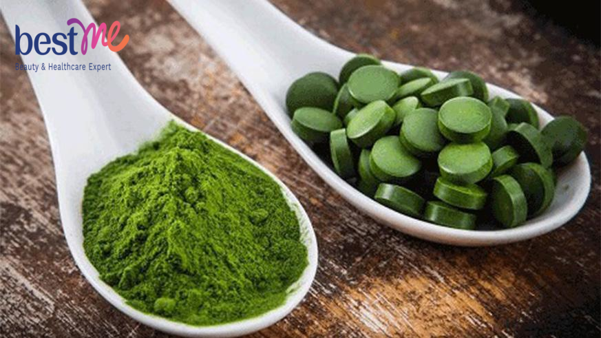 Uống tảo xoắn làm đẹp da