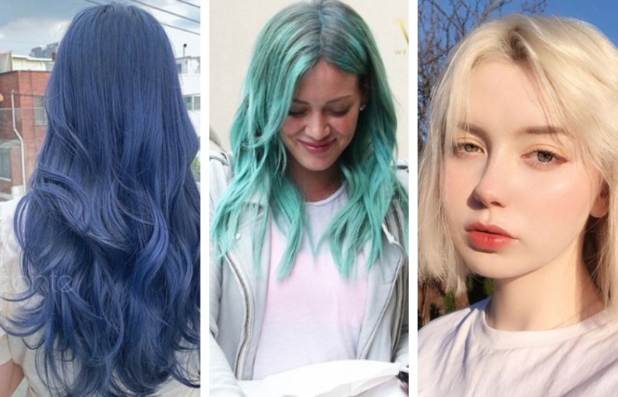 Màu xanh dương sẽ phai dần sang xanh lục và cuối cùng là vàng