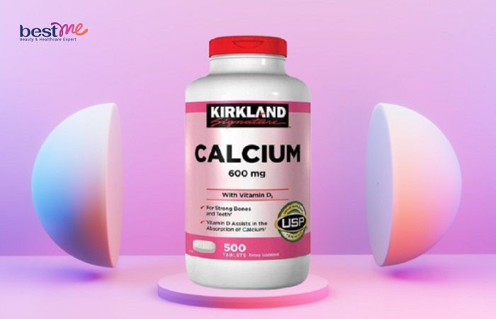 Dòng sản phẩm chăm sóc sức khỏe Kirkland Calcium 600mg + D3