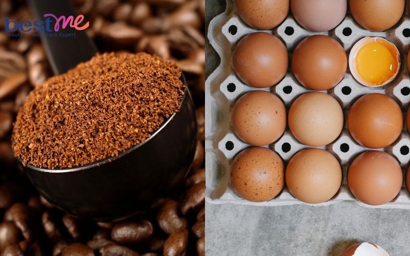 Tắm trắng cafe và trứng gà