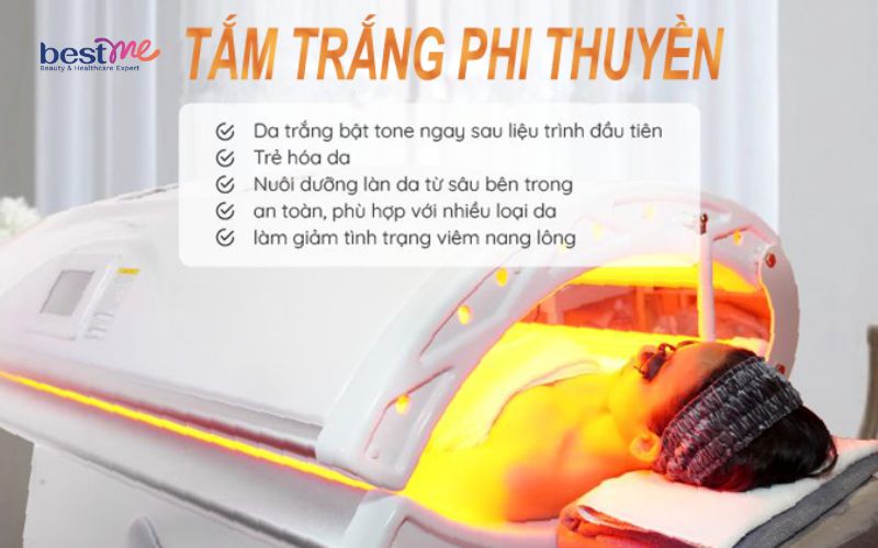 Lợi ích khi sử dụng phi thuyền tắm trắng