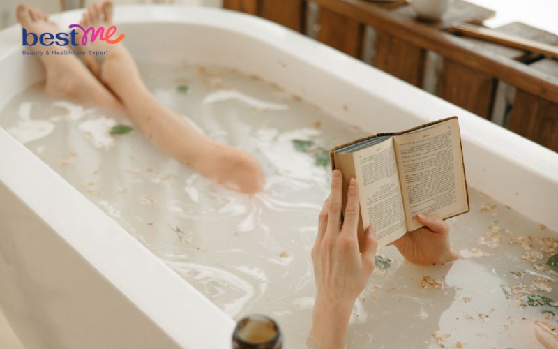 Tiến hành tắm trắng thường xuyên, đều đặn