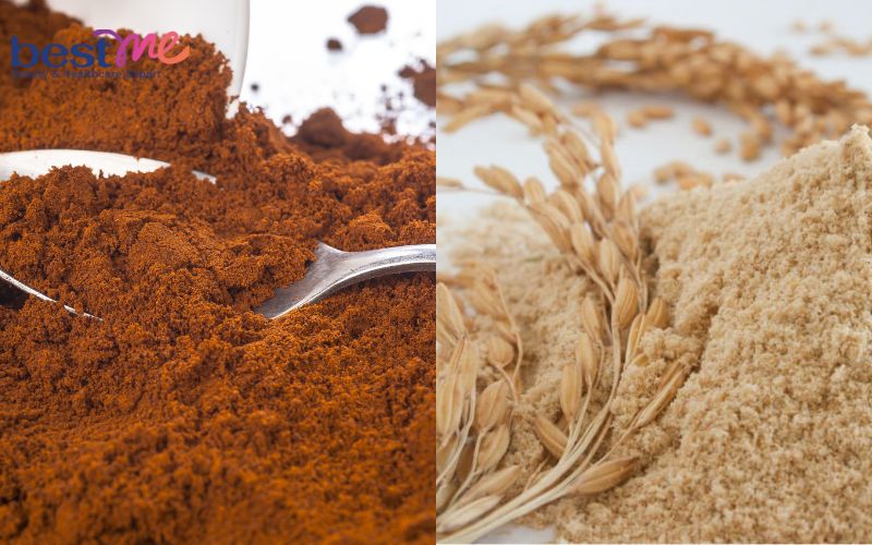 Tắm trắng bằng cafe và cám gạo