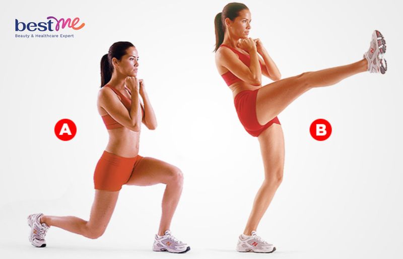 Bài tập chùng chân và đá cao