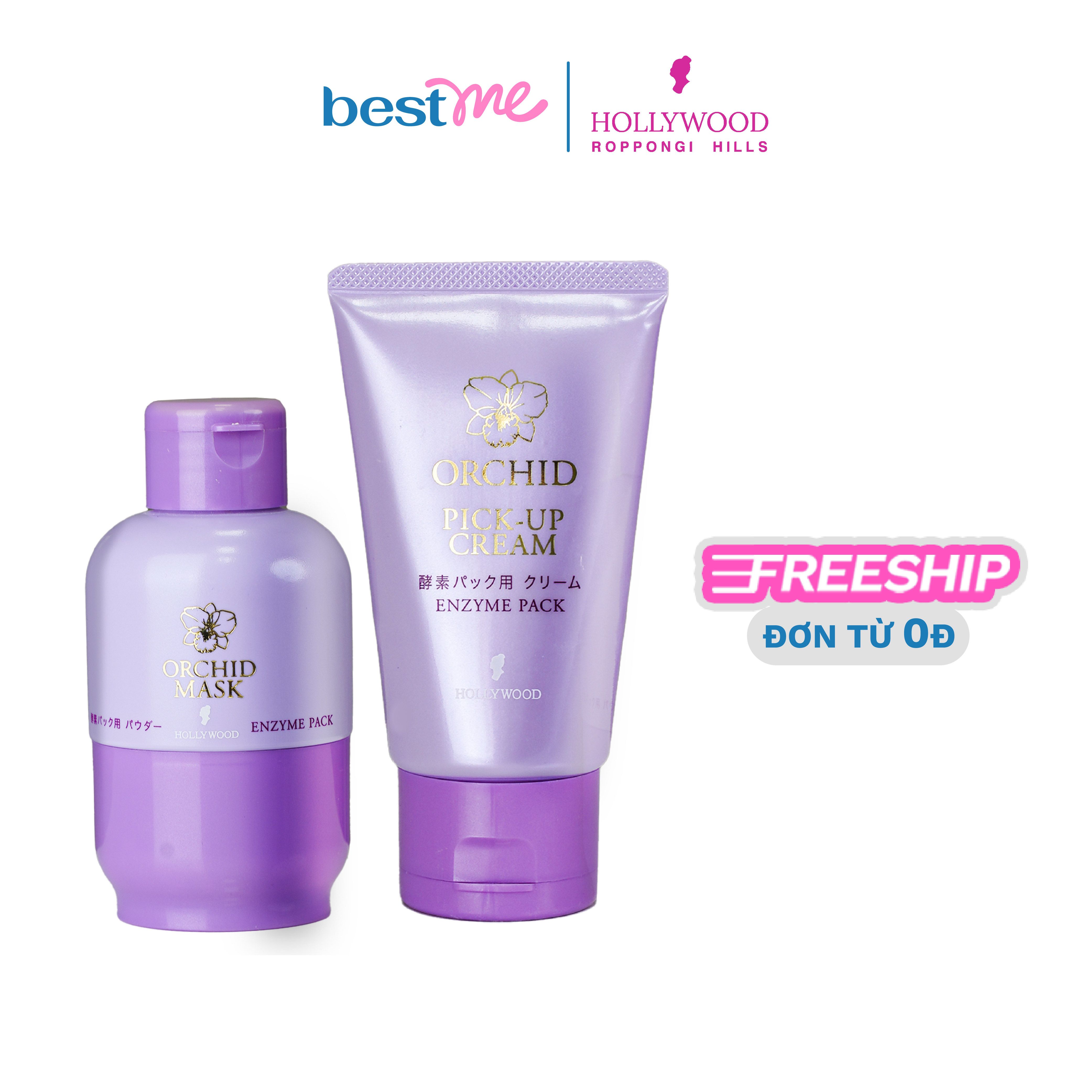 Bộ tẩy tế bào chết enzyme Hollywood Orchid Enzyme Pack Set