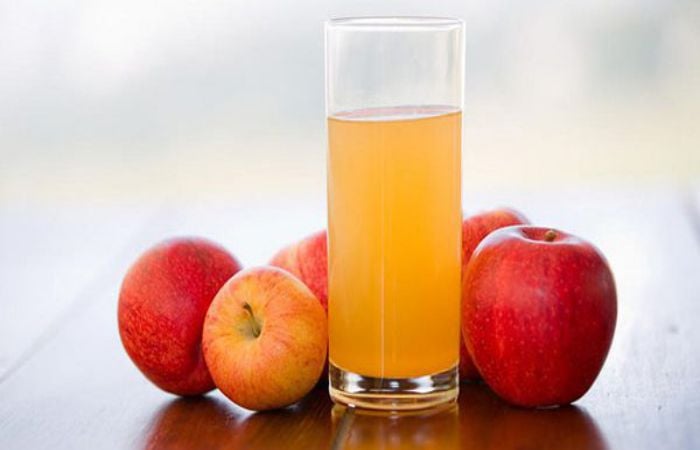 Giải độc gan bằng nước ép táo