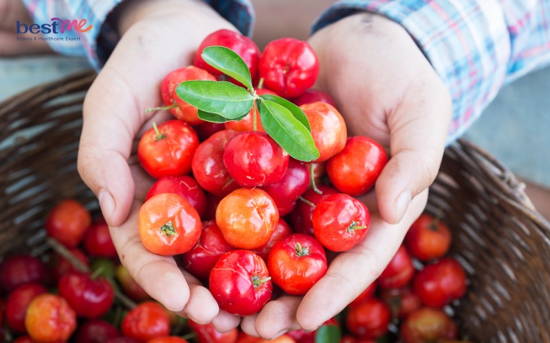 Vitamin C trong mỹ phẩm DHC có nguồn gốc acerola