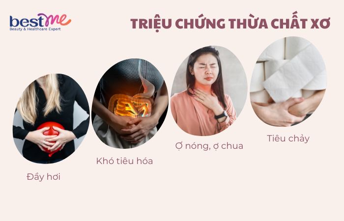Một số triệu chứng khi cơ thể thừa chất xơ
