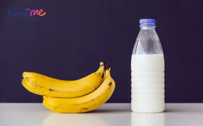 Việc bổ sung chuối và sữa giúp bù đắp lượng kali và natri thiếu hụt trong 3 ngày trước đó.