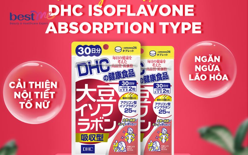 Thực phẩm chức năng chống lão hóa DHC Soy Isoflavone