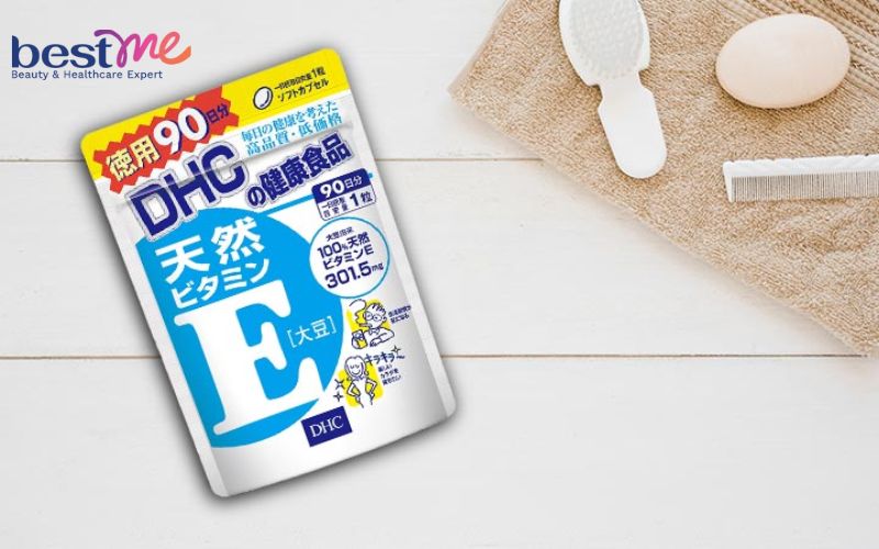 Viên uống DHC Natural Vitamin E Soybean