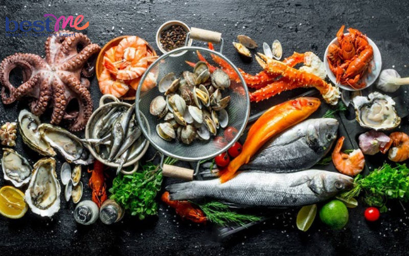 Hải sản sẽ gây ngứa cho người bị nấm da