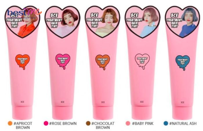 Thuốc nhuộm tóc Hàn Quốc 3CE Treatment Hair Tint