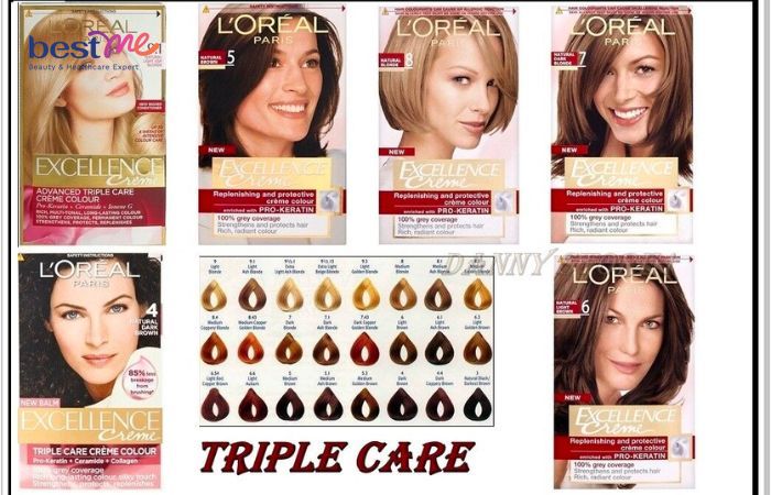 Thuốc nhuộm tóc L'Oreal Paris Excellence Creme