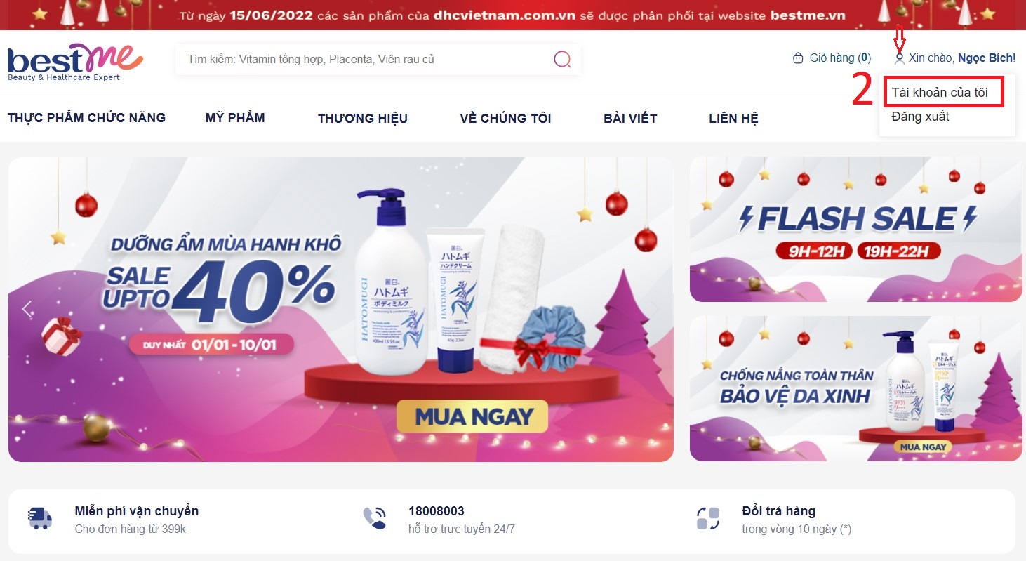 Hệ thống tích điểm và cách sử dụng điểm mua hàng tại Bestme