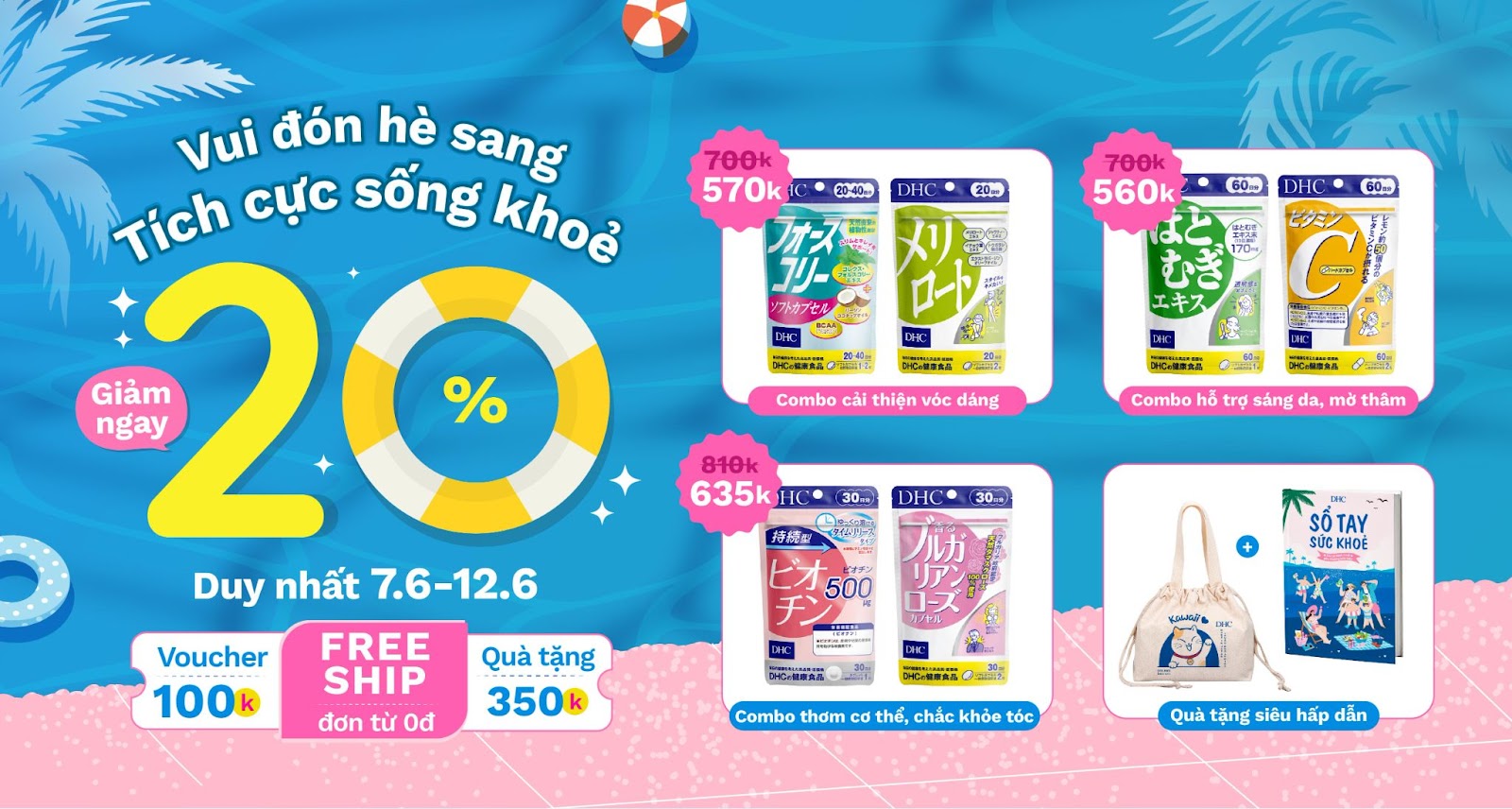 Tiệc sale hàng loạt viên uống DHC lên tới 30% - 1