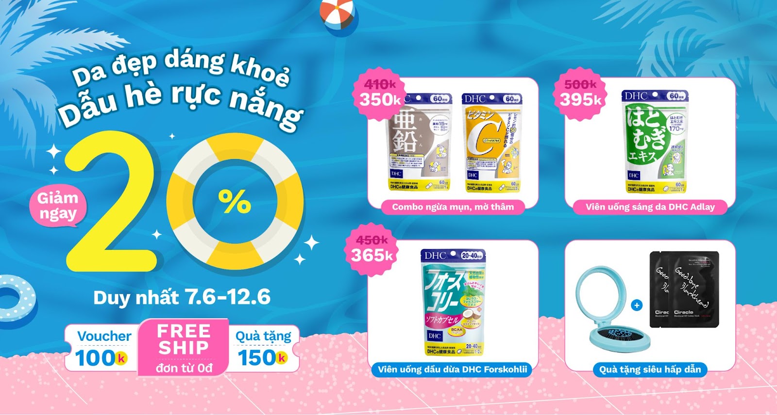 Tiệc sale hàng loạt viên uống DHC lên tới 30% - 2