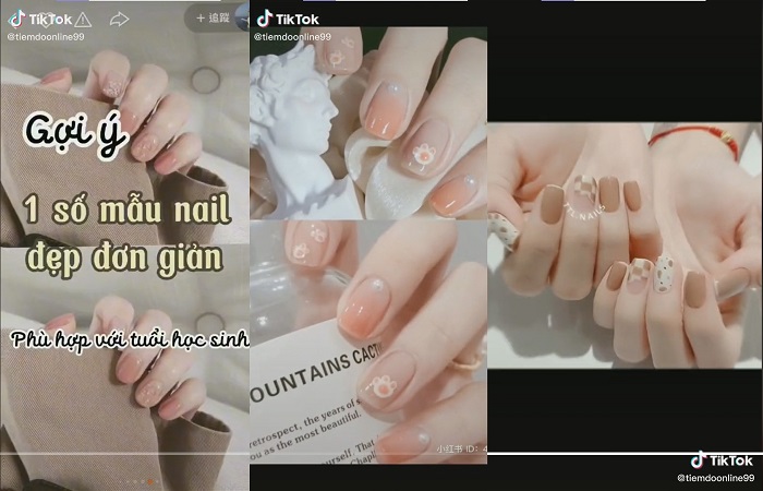 Gợi ý một số mẫu nail HOT trend cùng Tiệm Đồ Online (Nguồn: @tiemdoonline)