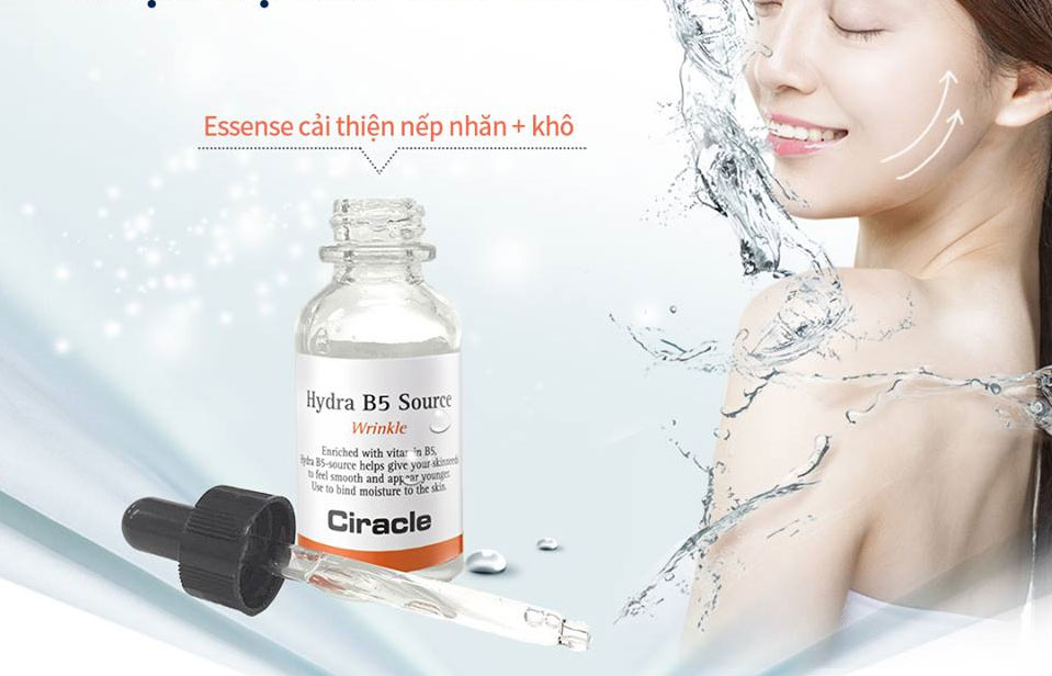 Tinh chất cấp ẩm, phục hồi da Ciracle Hydra B5 Source nuôi dưỡng và giúp giải quyết các vấn đề của da từ gốc