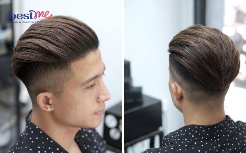 Kiểu tóc undercut vuốt ngược