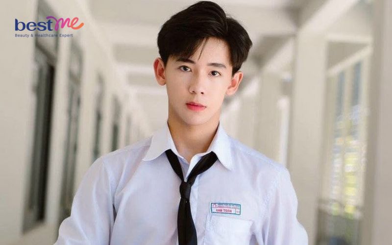 Một số hình ảnh kiểu tóc học sinh nam cấp 3 cho bạn tham khảo