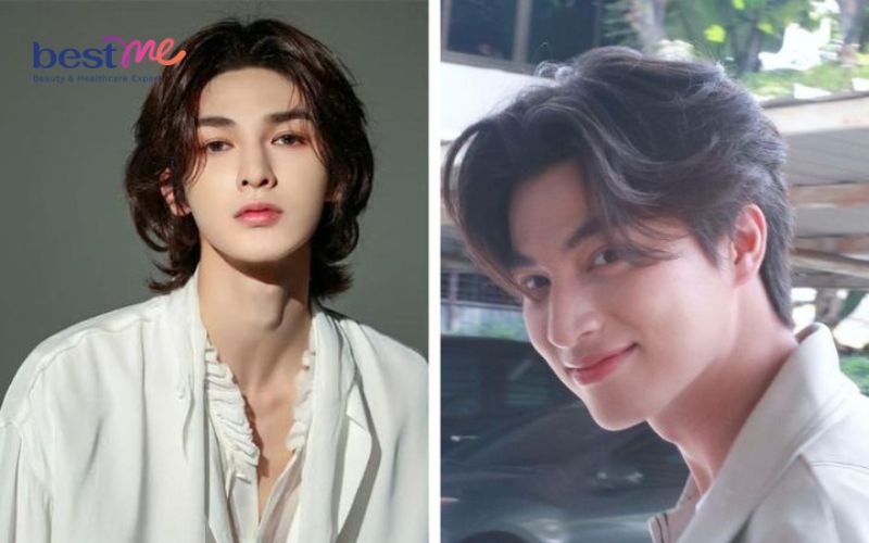 Kiểu tóc cho học sinh cấp 3 đẹp middle part lãng tử